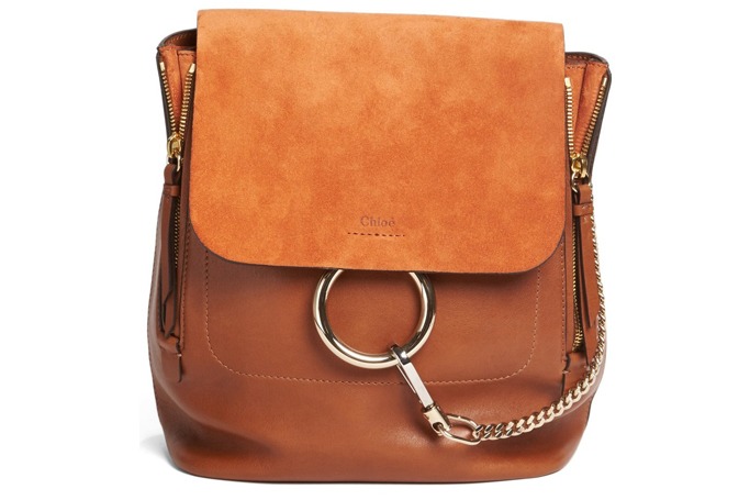 Chloé - Medium Faye Suede & Leather Backpack